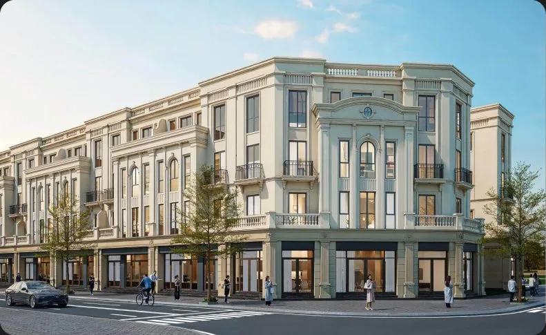 Khối shophouse mặt phố phong cách tân cổ điển tại Forestia Park